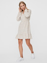 Vero Moda Weiß und beige kariertes Kleid VERO MODA Kimi