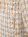 Vero Moda Weiß und beige kariertes Kleid VERO MODA Kimi
