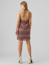 Vero Moda Braunes gemustertes Damenkleid VERO MODA Dicte