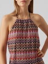 Vero Moda Braunes gemustertes Damenkleid VERO MODA Dicte