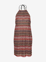 Vero Moda Braunes gemustertes Damenkleid VERO MODA Dicte