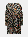 Vero Moda Schwarz-beige gemustertes Kleid VERO MODA Gaja