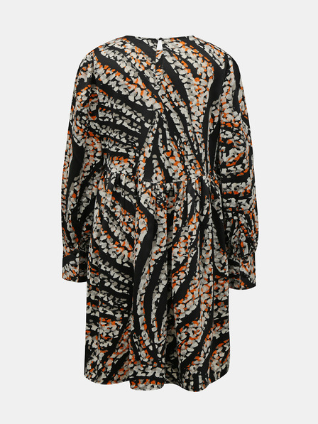 Vero Moda Schwarz-beige gemustertes Kleid VERO MODA Gaja