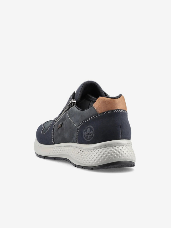 Rieker Blaue Herren-Halbstiefel mit Lederdetails Rieker