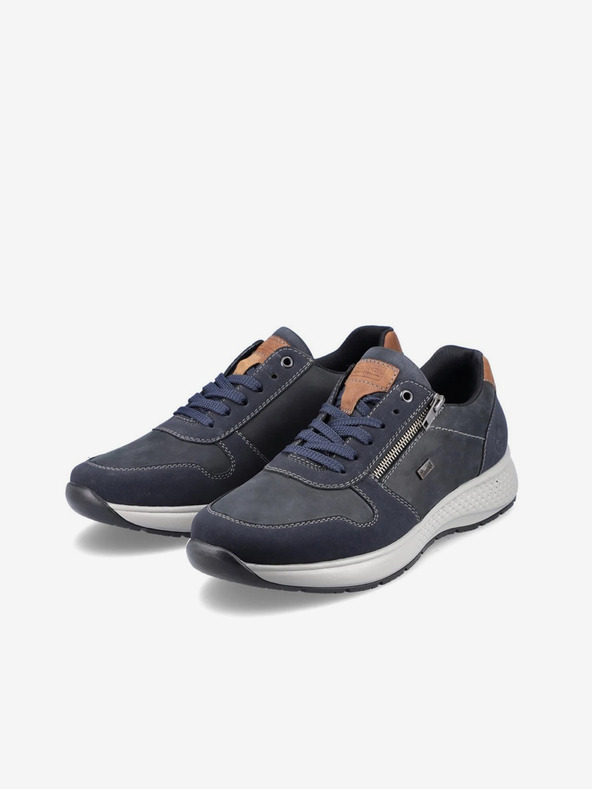 Rieker Blaue Herren-Halbstiefel mit Lederdetails Rieker