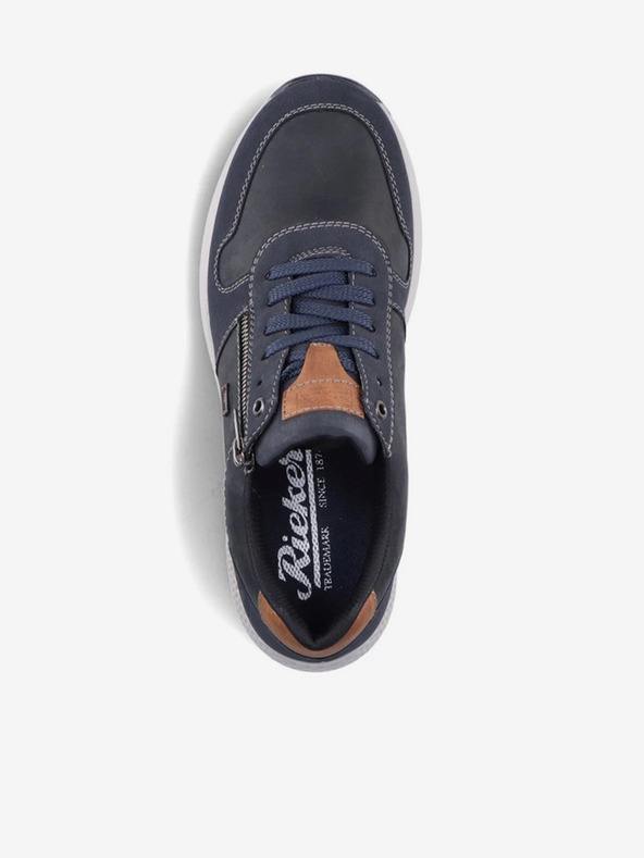 Rieker Blaue Herren-Halbstiefel mit Lederdetails Rieker