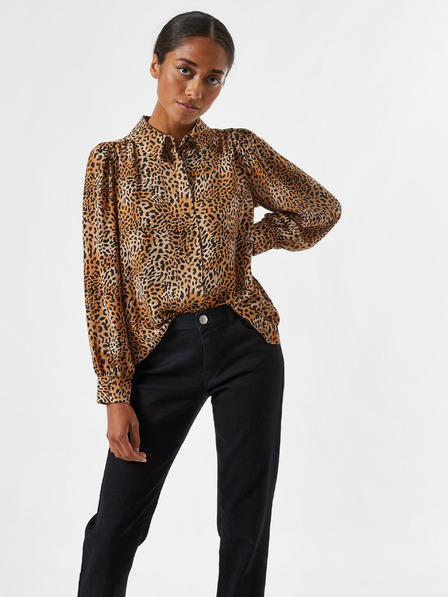 Dorothy Perkins Petite Braune Bluse mit Leopardenmuster Dorothy Perkins Petite