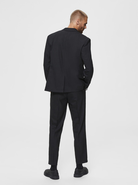 SELECTED Schwarzer Blazer aus einer Wollmischung Selected Homme Stock