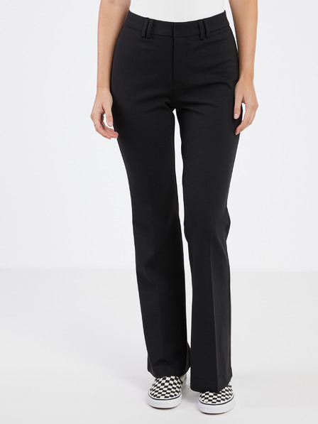 ONLY Schwarze Damenhose mit ausgestelltem Schnitt ONLY Peach