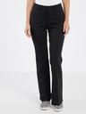 ONLY Schwarze Damenhose mit ausgestelltem Schnitt ONLY Peach