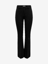 ONLY Schwarze Damenhose mit ausgestelltem Schnitt ONLY Peach