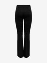 ONLY Schwarze Damenhose mit ausgestelltem Schnitt ONLY Peach