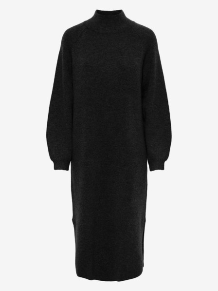 Y.A.S Schwarzes Midikleid aus Wollgemisch für Damen Y.A.S Balis