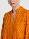 Y.A.S Orangefarbenes gemustertes Damenkleid Y.A.S Holi