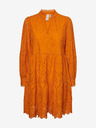 Y.A.S Orangefarbenes gemustertes Damenkleid Y.A.S Holi