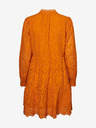 Y.A.S Orangefarbenes gemustertes Damenkleid Y.A.S Holi