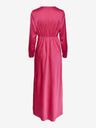 Y.A.S Dunkelrosa Satin-Maxikleid für Damen Y.A.S Thena