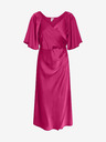 Y.A.S Dunkelrosa Damen-Midikleid aus Satin Y.A.S Athena