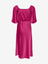 Y.A.S Dunkelrosa Damen-Midikleid aus Satin Y.A.S Athena