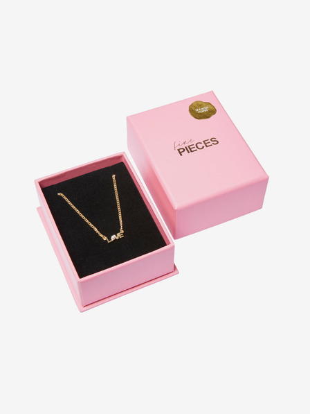 Pieces Goldfarbene Damenkette Pieces Belle