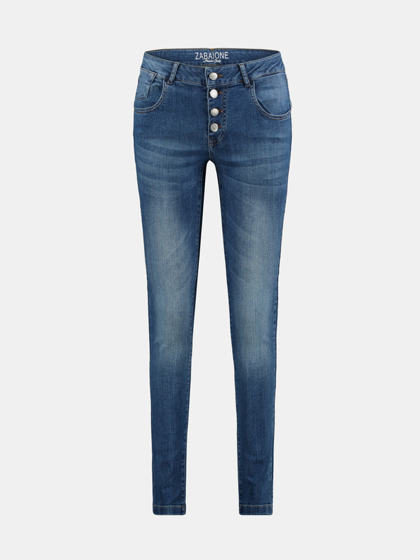 Zabaione Blaue Skinny-Fit-Jeans Zabaione