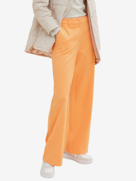 Tom Tailor Orangefarbene Damen-Weitbeinhosen Tom Tailor