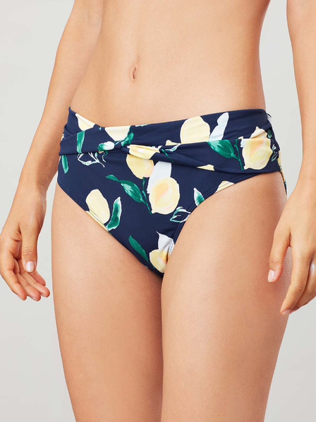 Tom Joule Dunkelblau gemusterter Bikiniunterteil Tom Joule
