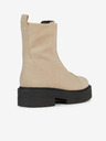 Geox Beige Damen-Winterstiefeletten aus Leder Geox Spherica