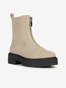 Geox Beige Damen-Winterstiefeletten aus Leder Geox Spherica