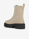 Geox Beige Damen-Winterstiefeletten aus Leder Geox Spherica