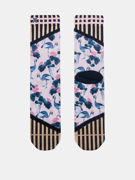 XPOOOS Rosa und blaue XPOOOS-Socken für Frauen