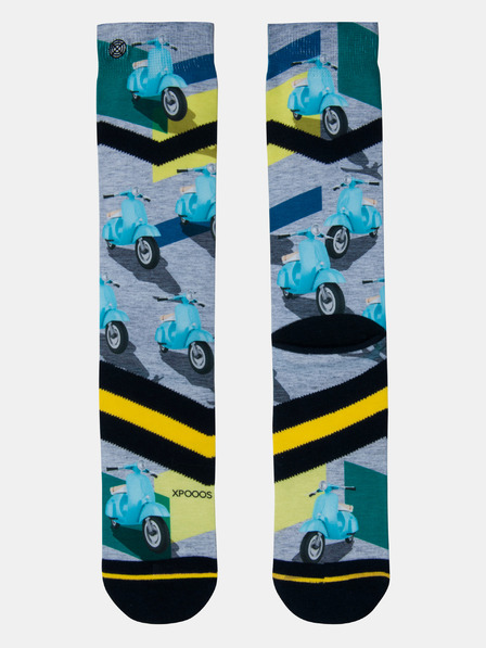 XPOOOS Blaue XPOOOS-Socken für Männer