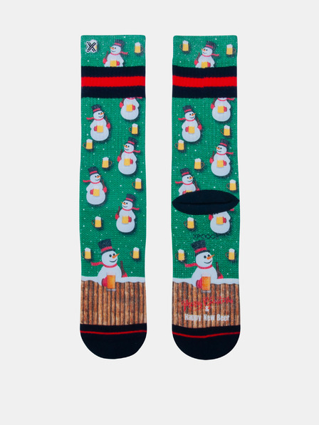 XPOOOS Grüne Herrensocken XPOOOS