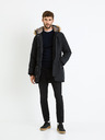 Celio Dunkelblauer Herren-Basic-Pullover Celio Cevlna