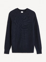 Celio Dunkelblauer Herren-Basic-Pullover Celio Cevlna