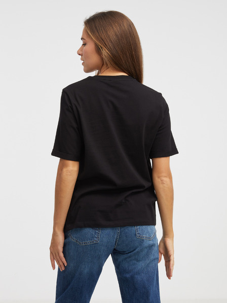 Scotch & Soda Schwarzes Damen-T-Shirt von Scotch & Soda