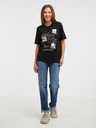 Scotch & Soda Schwarzes Damen-T-Shirt von Scotch & Soda