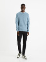 Celio Hellblauer Herren-Basic-Pullover Celio Femoon