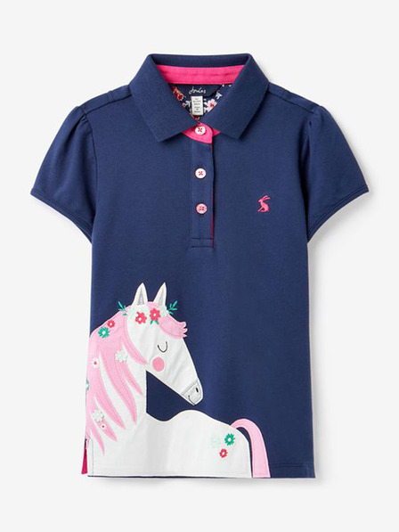 Tom Joule Tom Joule Dunkelblaues Poloshirt für Mädchen