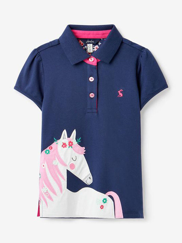 Tom Joule Tom Joule Dunkelblaues Poloshirt für Mädchen