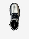 Geox Silberne Mädchen-Stiefeletten Geox Casey