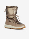 Geox Damen Schneestiefel mit Lederdetails in Gold Geox Spherica