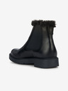 Geox Schwarze Damen Winterstiefelette aus Leder Geox Spherica