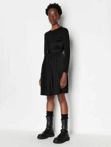 Armani Exchange Schwarzes Damen Armani Exchange Kleid