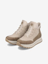 Rieker Beige Damen-Wildleder-Stiefeletten Rieker