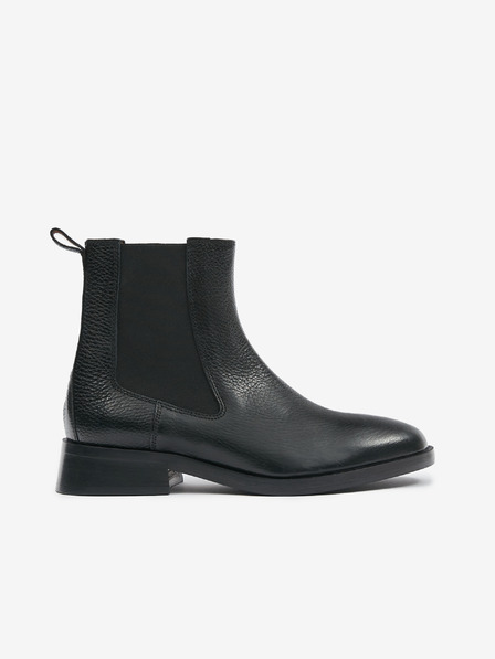 Geox Schwarze Damen-Chelsea-Stiefel aus Leder Geox D Tormalina