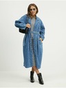 O'Neill Weiß-schwarz gestreiftes Midikleid Rib von O'Neill für Damen