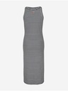 O'Neill Weiß-schwarz gestreiftes Midikleid Rib von O'Neill für Damen