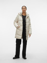 Vero Moda Cremefarbener VERO MODA Damen-Winter-Steppmantel Halsey