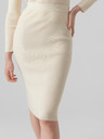 Vero Moda Cremefarbener Damen-Rock VERO MODA Karis